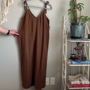 NWT Old Navy Tie-Strap Gauzy Jumpsuit - M